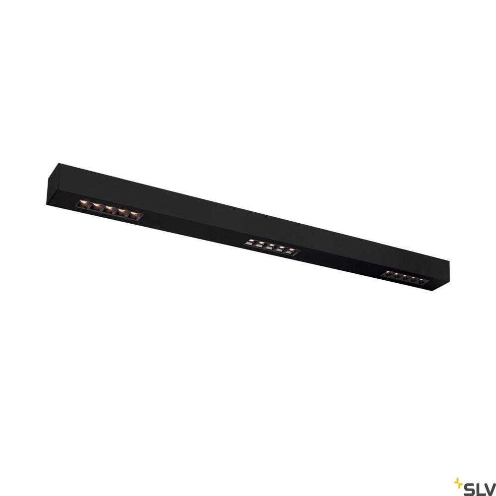 Q-LINE CL, LED Indoor ceiling light, 1m, BAP, black, 3000K