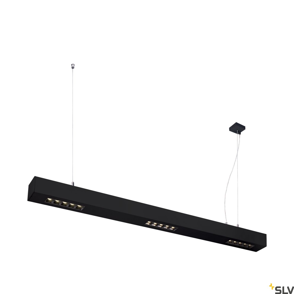 Q-LINE PD, LED Indoor pendant light, 1m, BAP, black, 3000K