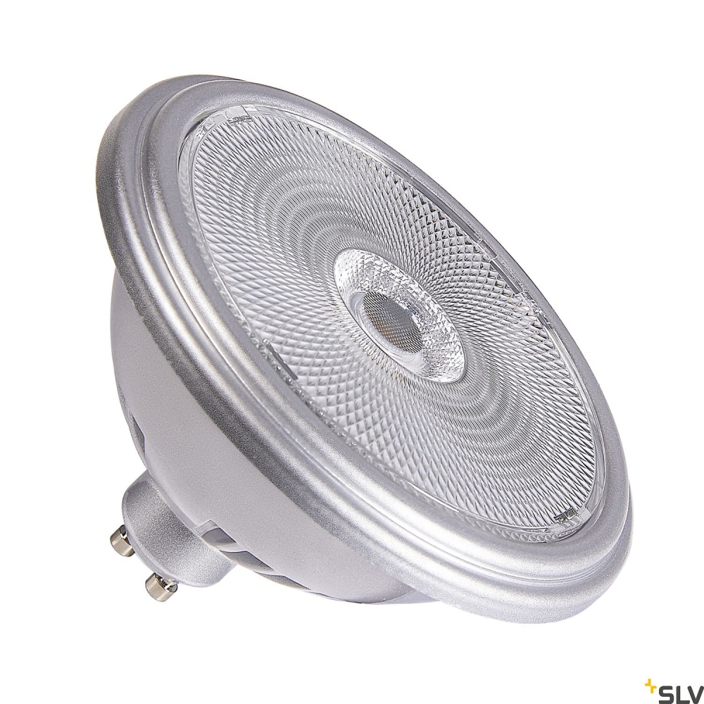 QPAR111 GU10, LED lamp argintiu 12,5W 4000K CRI90 60&deg;