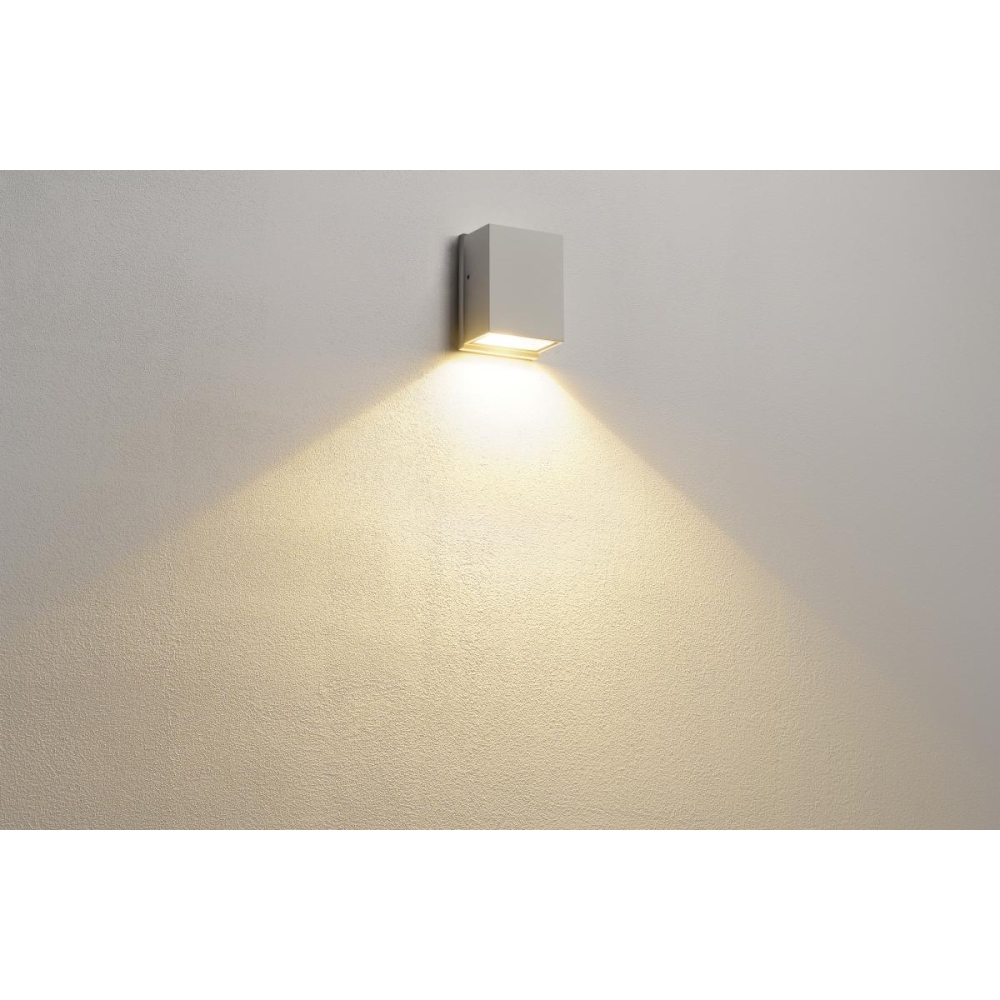 QUAD 1 XL LED de perete, 3,2W, 3000K, patrat, alb