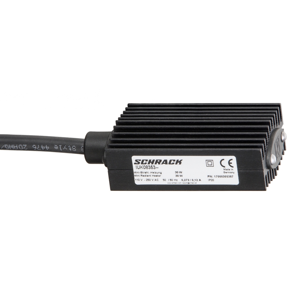 Radiator miniatură pentru dulapuri, 30W, 110-250V+cablu 0,3m