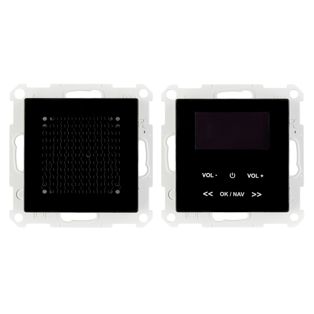 Radio Set+DAB with Bluetooth incl. loudspeaker, black