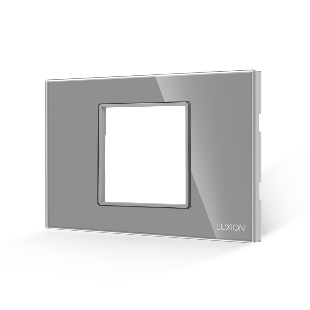 Rama din Sticla Securizata cu Suport 2/3M LUXION, Standard Italian - gri