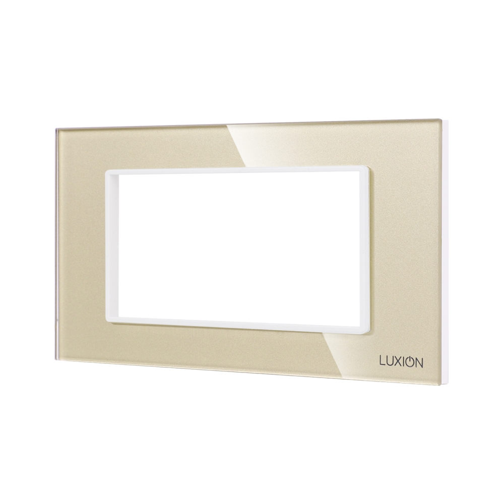 Rama din Sticla Securizata cu Suport 4M LUXION, Standard Italian - auriu