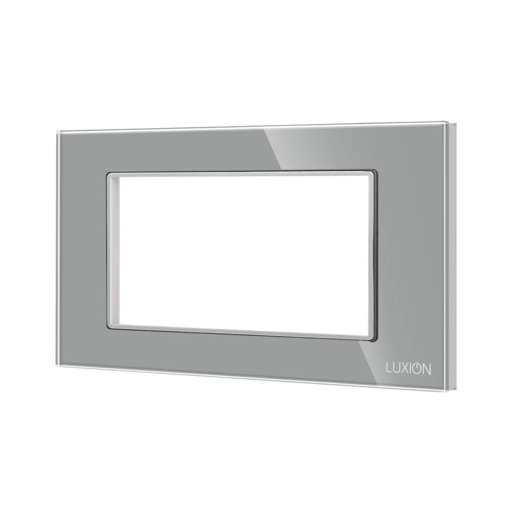 Rama din Sticla Securizata cu Suport 4M LUXION, Standard Italian - gri