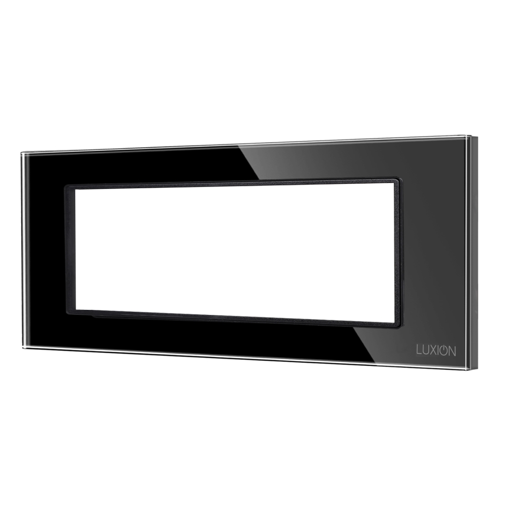 Rama din Sticla Securizata cu Suport 6M LUXION, Standard Italian - negru