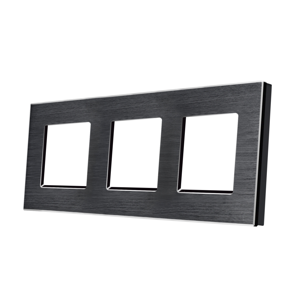 Rama Tripla din Aluminiu LUXION - negru
