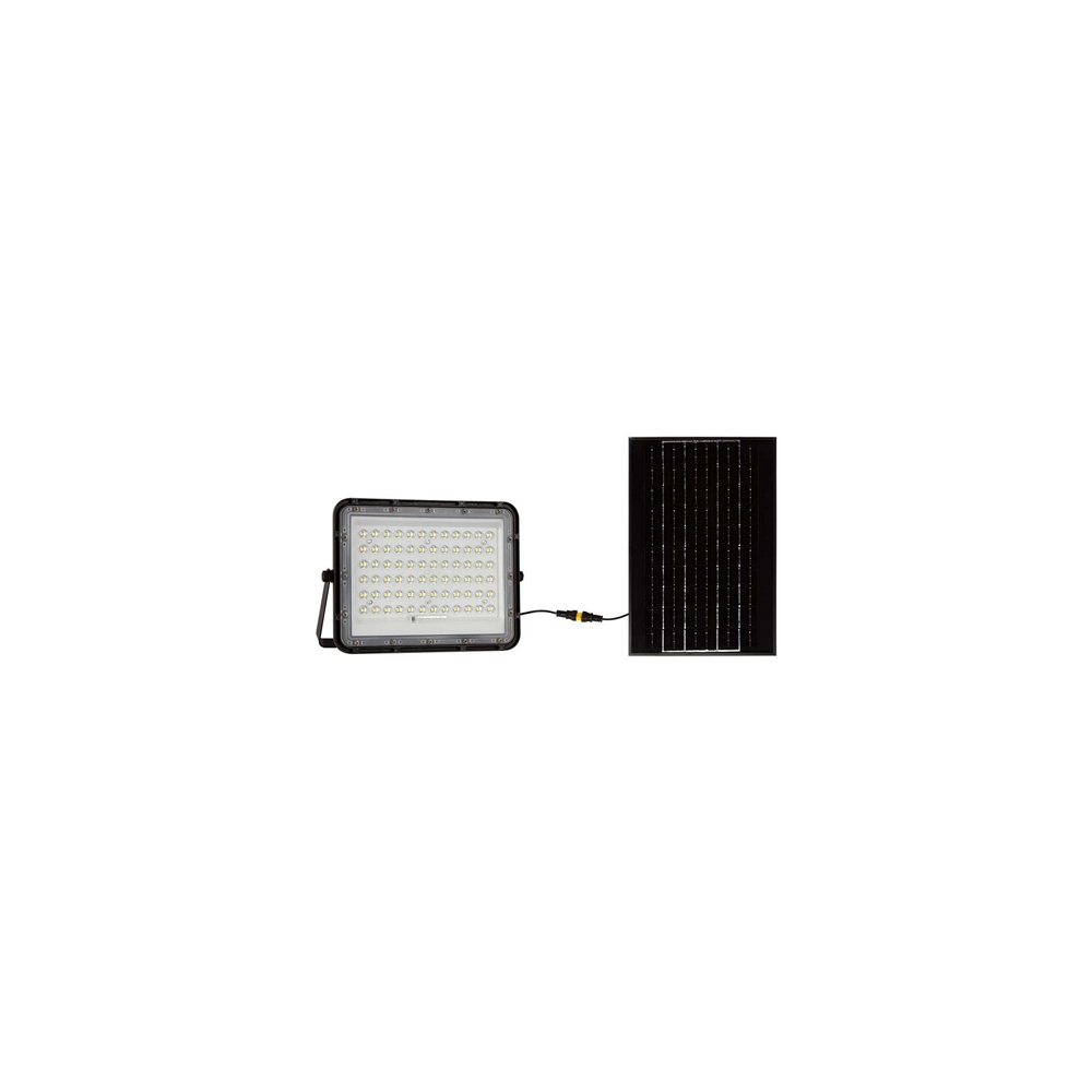 REFLECTOR CU INCARCARE SOLARA 15W 1200LM 6400K - NEGRU