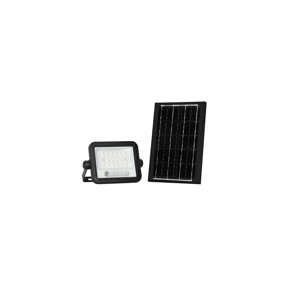 REFLECTOR CU INCARCARE SOLARA 50W 700LM 7IN1 - NEGRU