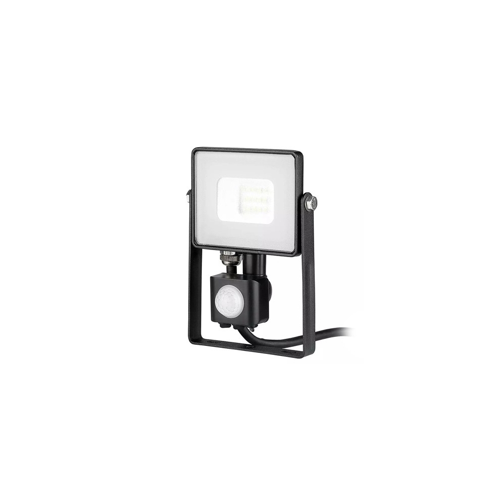 REFLECTOR LED SMD 10W 4000K IP65 CU SENZOR MISCARE - NEGRU