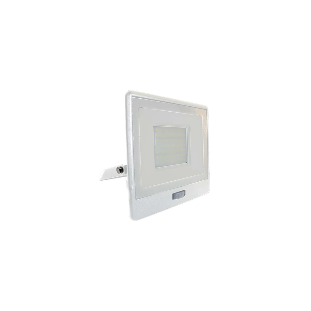 REFLECTOR LED SMD 50W 4000K IP65 CU SENZOR MISCARE - ALB