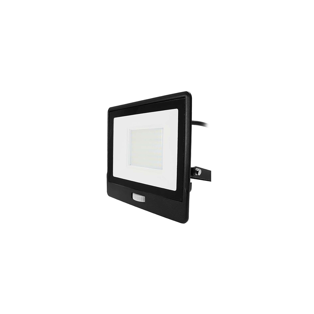 REFLECTOR LED SMD 50W 6400K IP65 CU SENZOR MISCARE - NEGRU