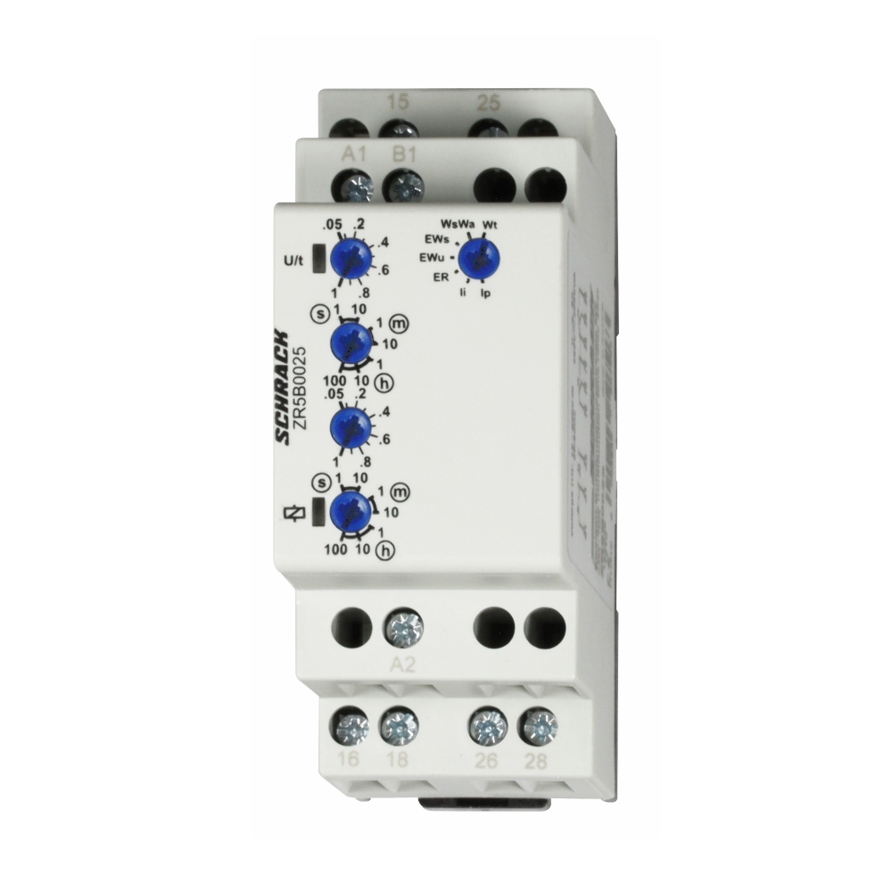 Releu multifuncţional, 2 timpi, 2CC, Ualim=12-240VAC/VDC, 8A