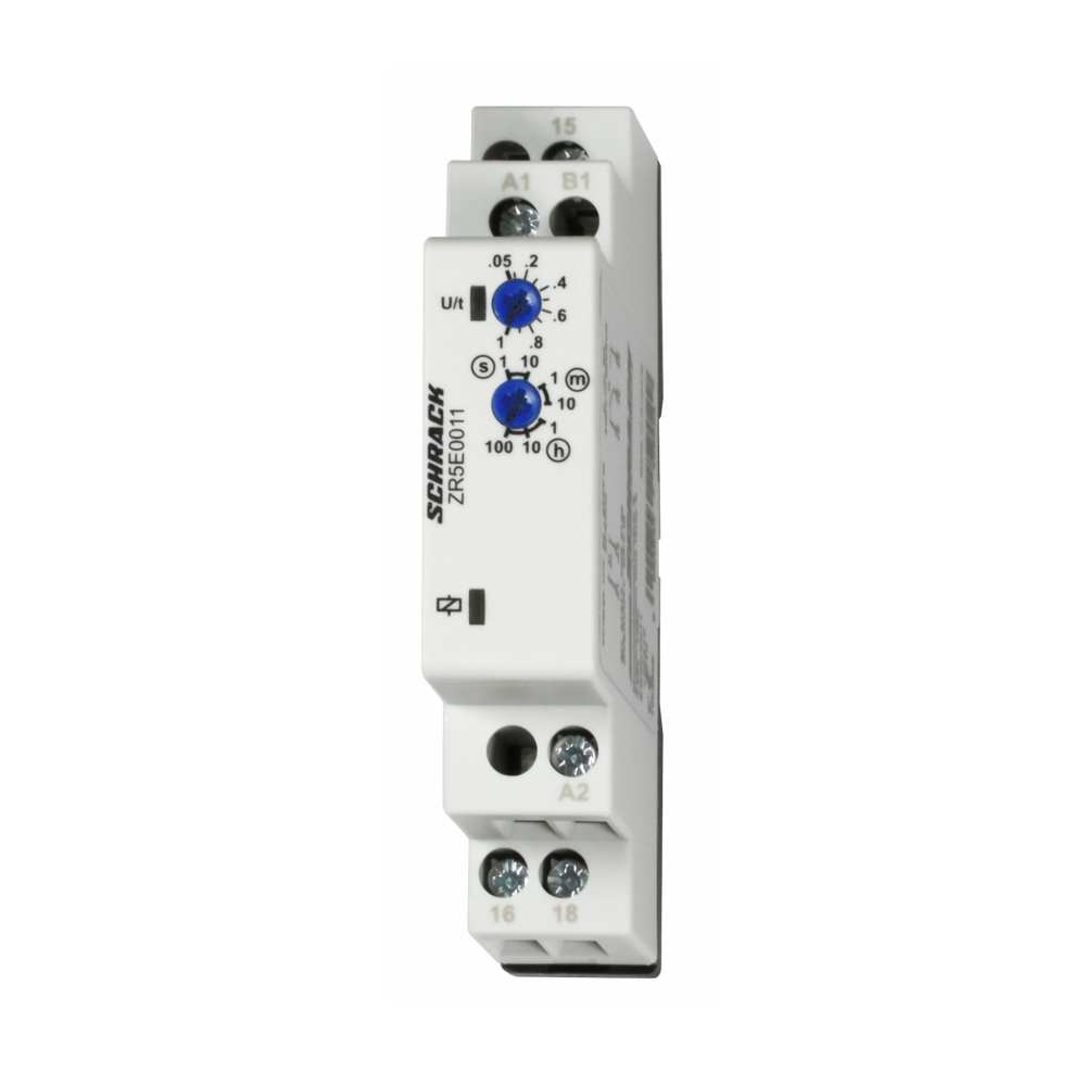 Releu temporizat la anclansare 1CC, Ualim=24-240VAC/VDC, 8A