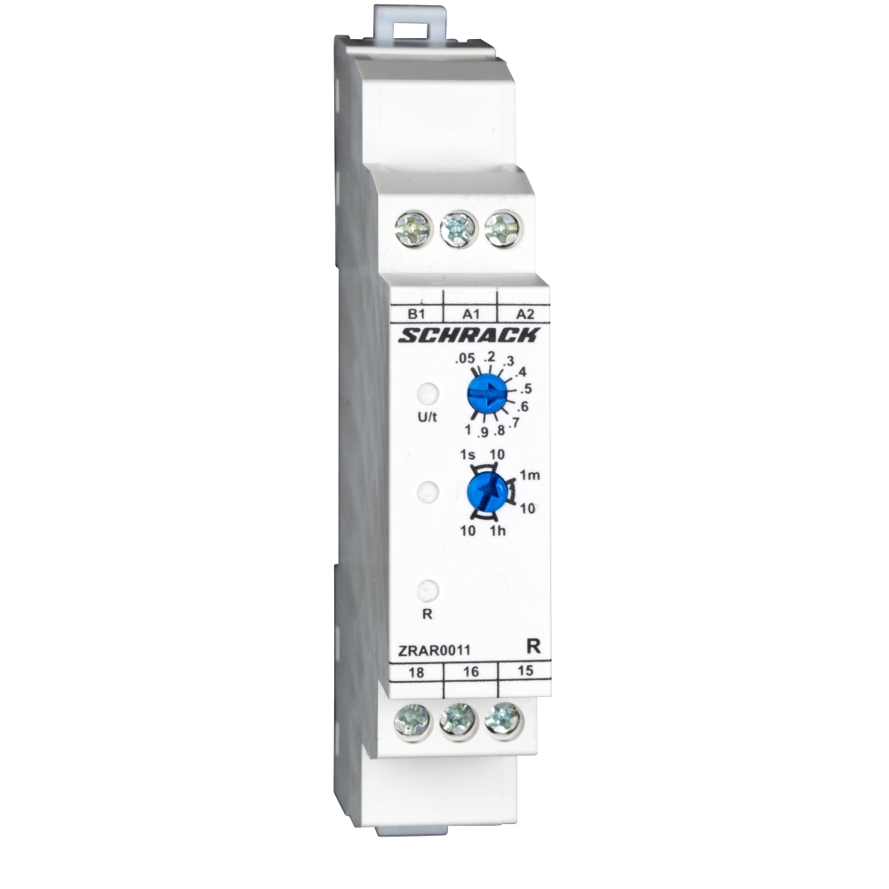 Releu temporizat la declanşare, 24VAC/DC + 230VAC,1CO,5A