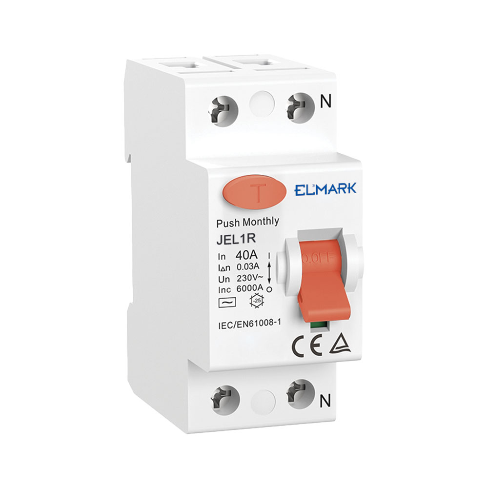 RESIDUAL CURRENT DEVICE JEL1R 6kA 2P 25A/300mA