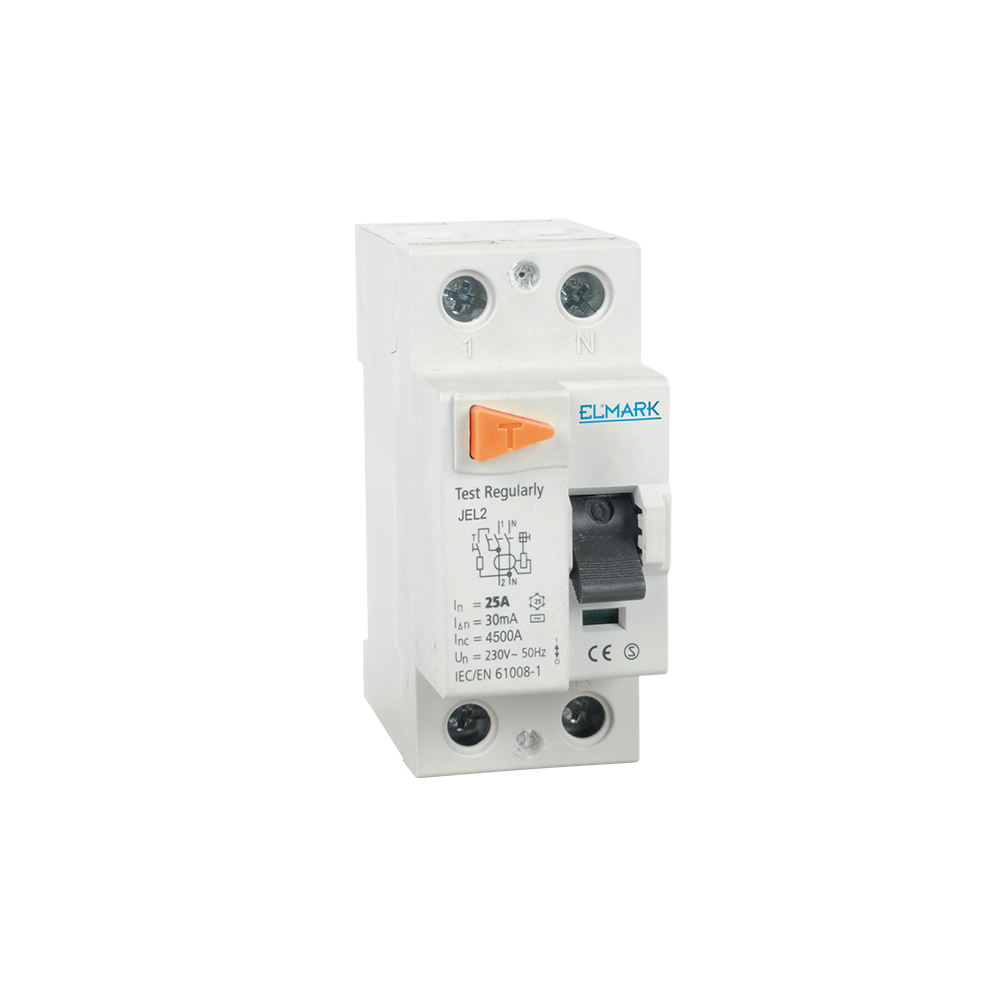 RESIDUAL CURRENT DEVICE JEL2 4,5kA  2P 20A/30mA