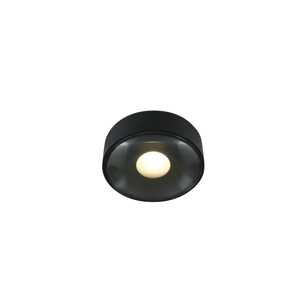 Reus 6W 480lm 3000K 30&deg; Ra80 230V IP65 dim negru