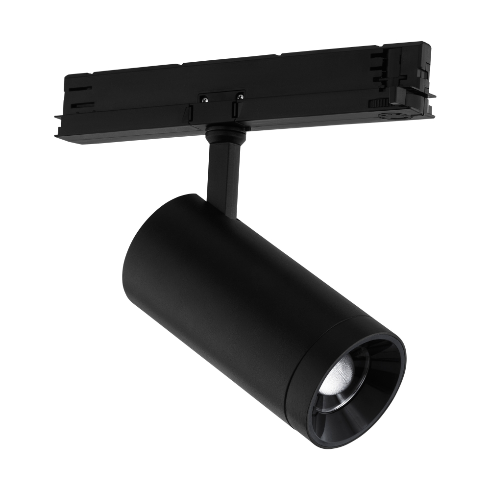 RIZOS 3-PHASE-LED-SPOT negru 3000K