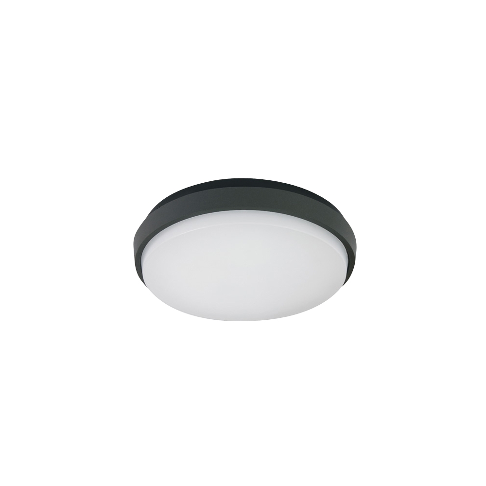 Rona Round LED 20W 3000K 1600lm, IP54,antracit