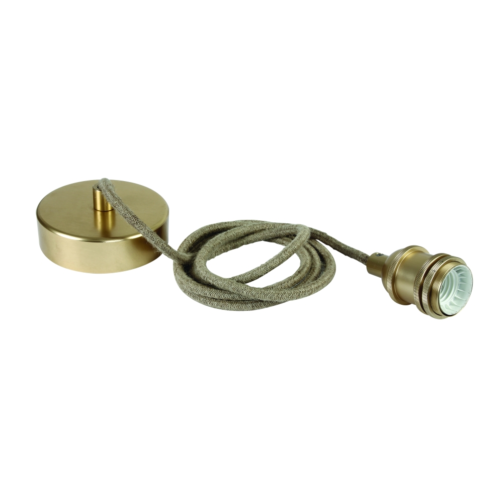 Rope Line pendant lamp, E27, l=2m, periat alama