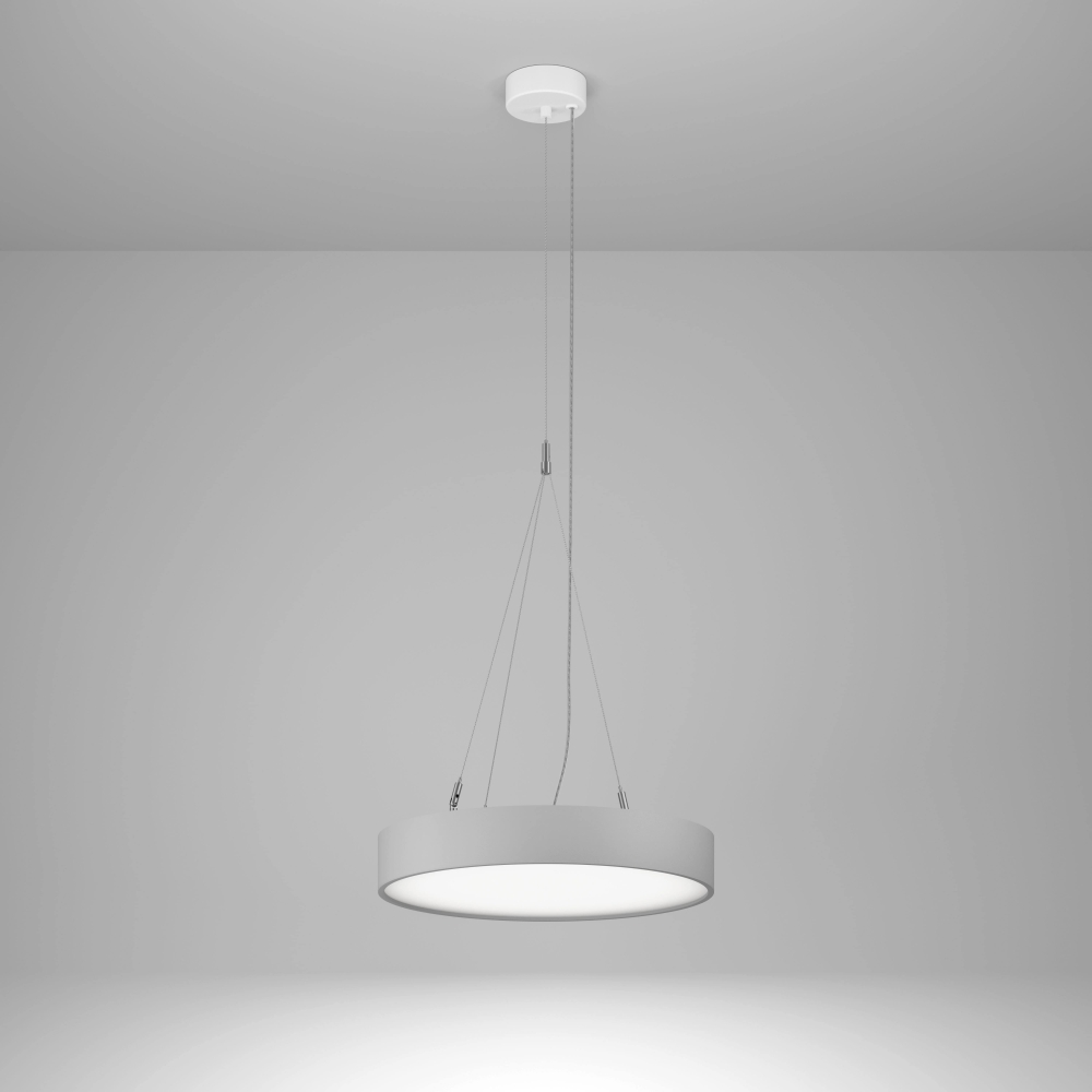 Round 90 PD DI 15,5W 1964lm 830 OP on/off argintiu &Oslash;-450