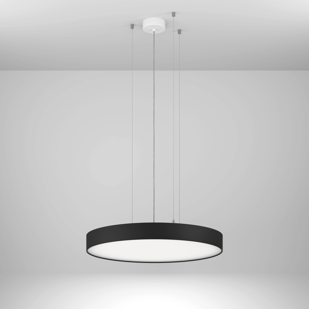 Round 90 PD DI 41,3W 5482lm 830 OP on/off negru &Oslash;-650