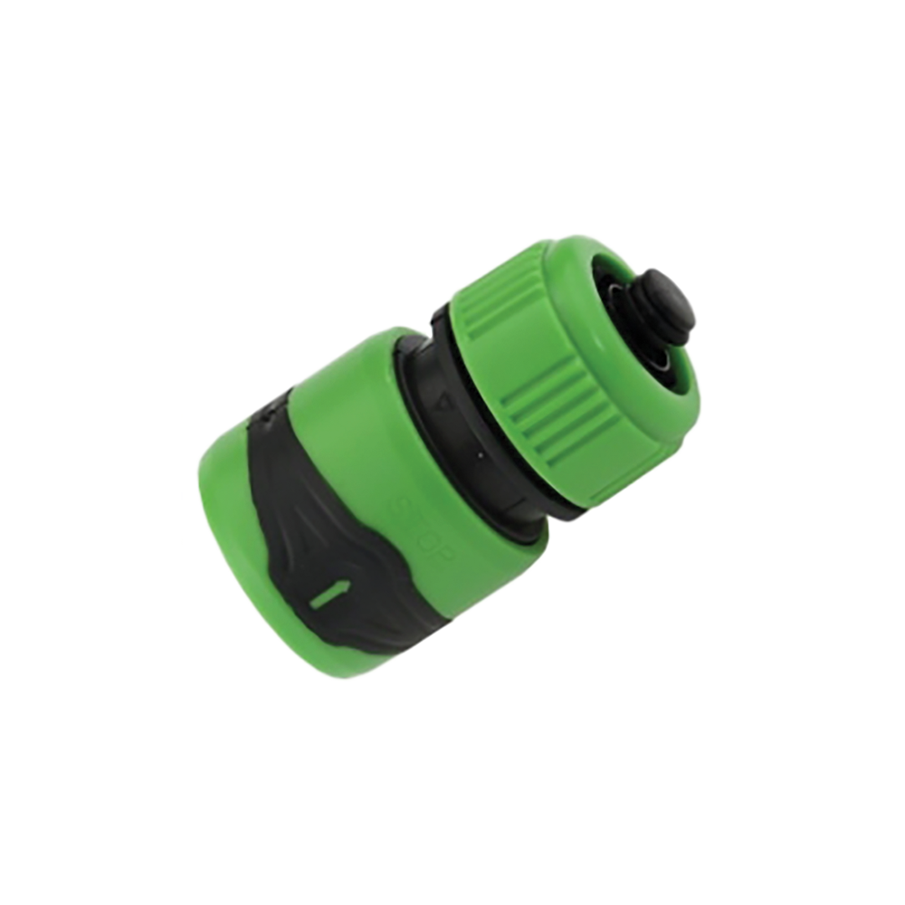 RUBBER QUICK LOCKING HOSE CONNECTOR 3/4 WITH STOP