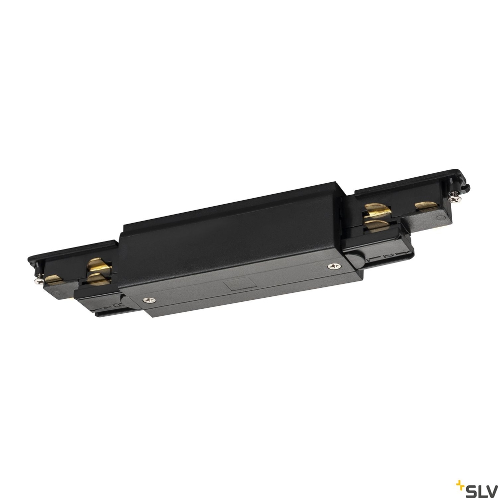 S-TRACK DALI conector cu posibilitate alimentare, negru