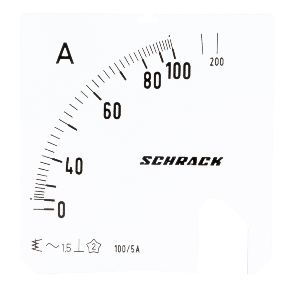 Scală 72*72mm, 100/200/5A, AC