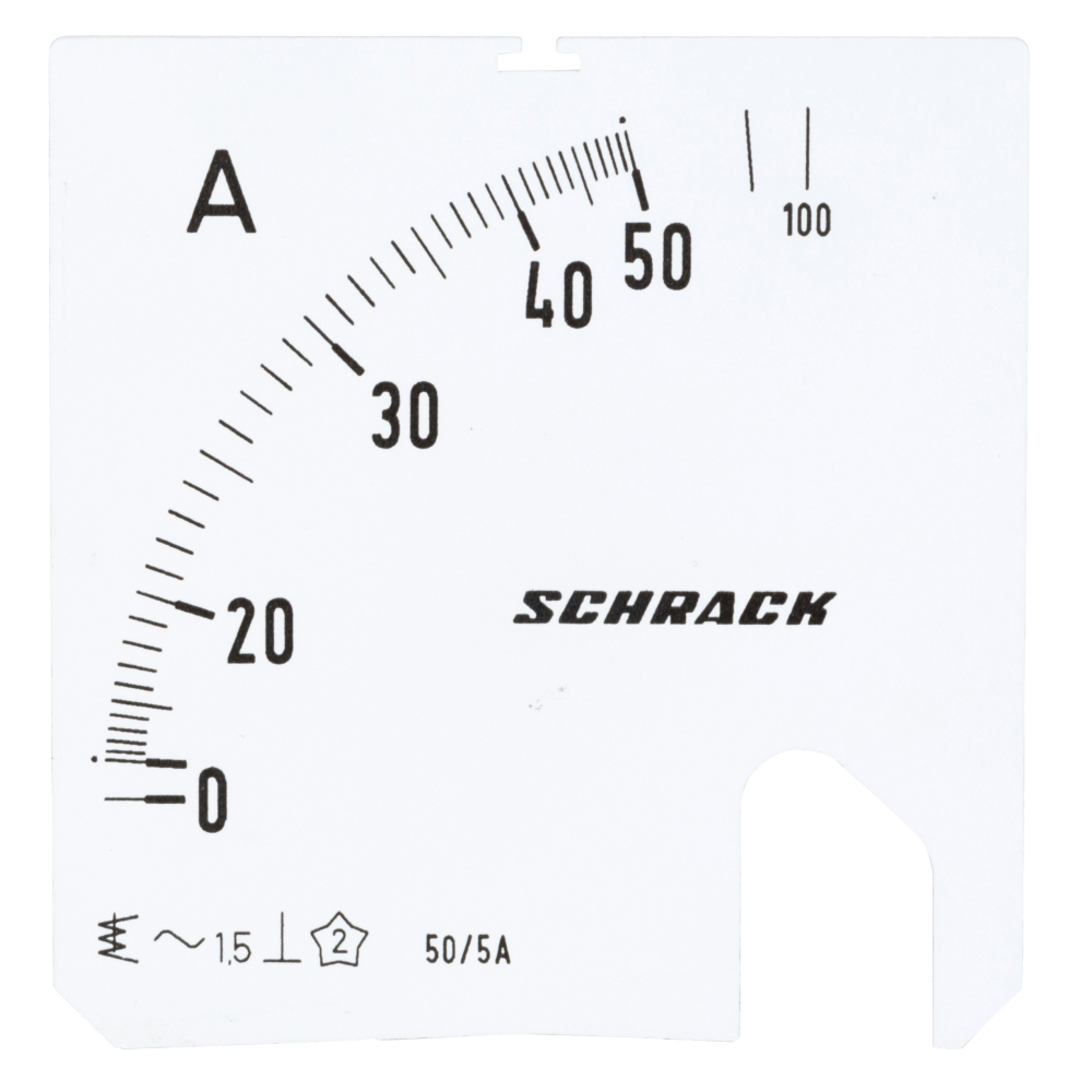 Scală 72*72mm, 50/100/5A, AC