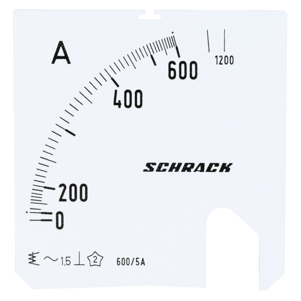 Scală 72*72mm, 600/1200/5A, AC