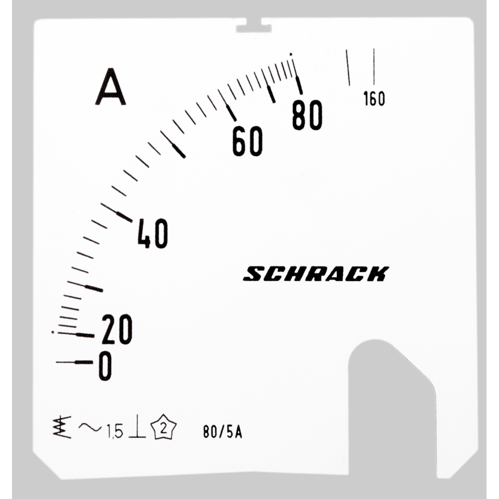 Scală 72*72mm, 80/160/5A, AC