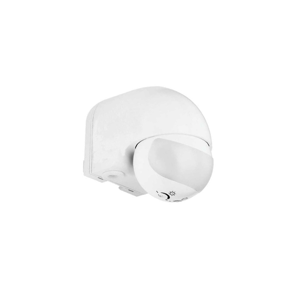 Senzor de mişcare de perete Motus MS-W 180grd 9m, IP44, alb