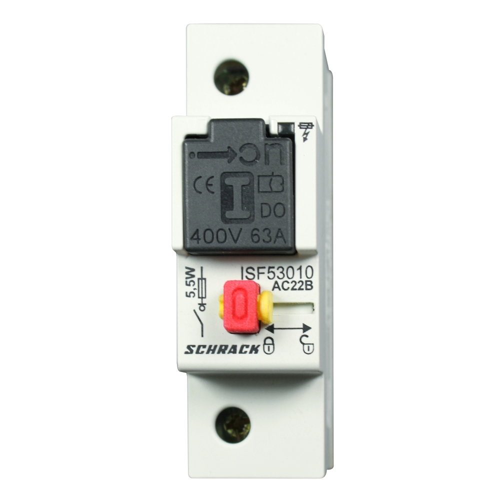 Separator cu fuzibile D02, 1 pol, 10A fix, complet