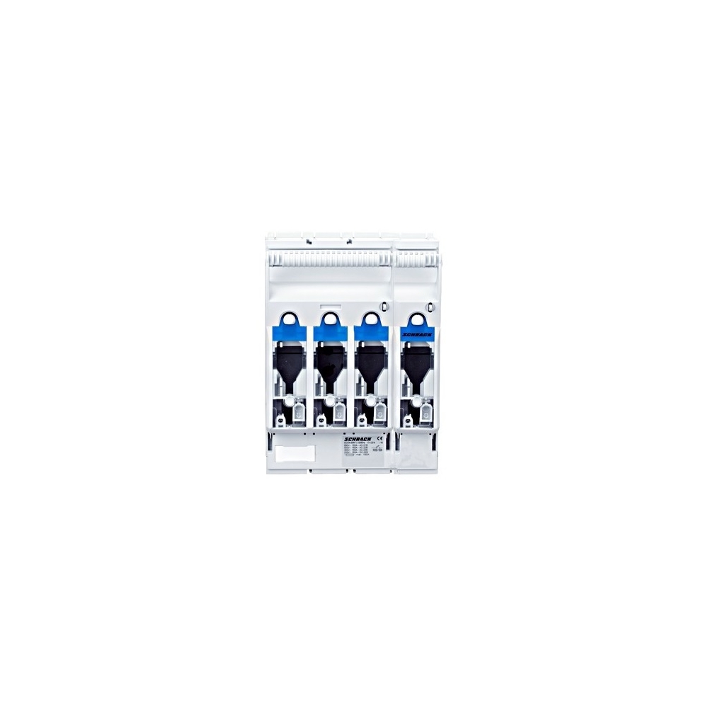 Separator pt. sig. NH00 160A, 4P, M8, ARROW BLUE