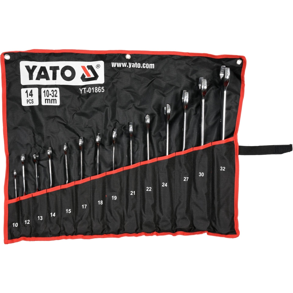 SET CHEI COMBINATE RĂSUCITE, 10-32MM, 14 BUC