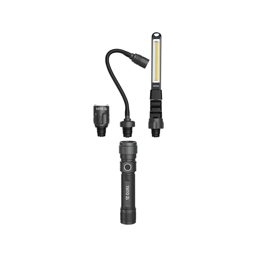 SET LAMPĂ DE ATELIER, 3 &Icirc;N 1, 380LM, LI-ION 3,7V 2200MAH, IP54