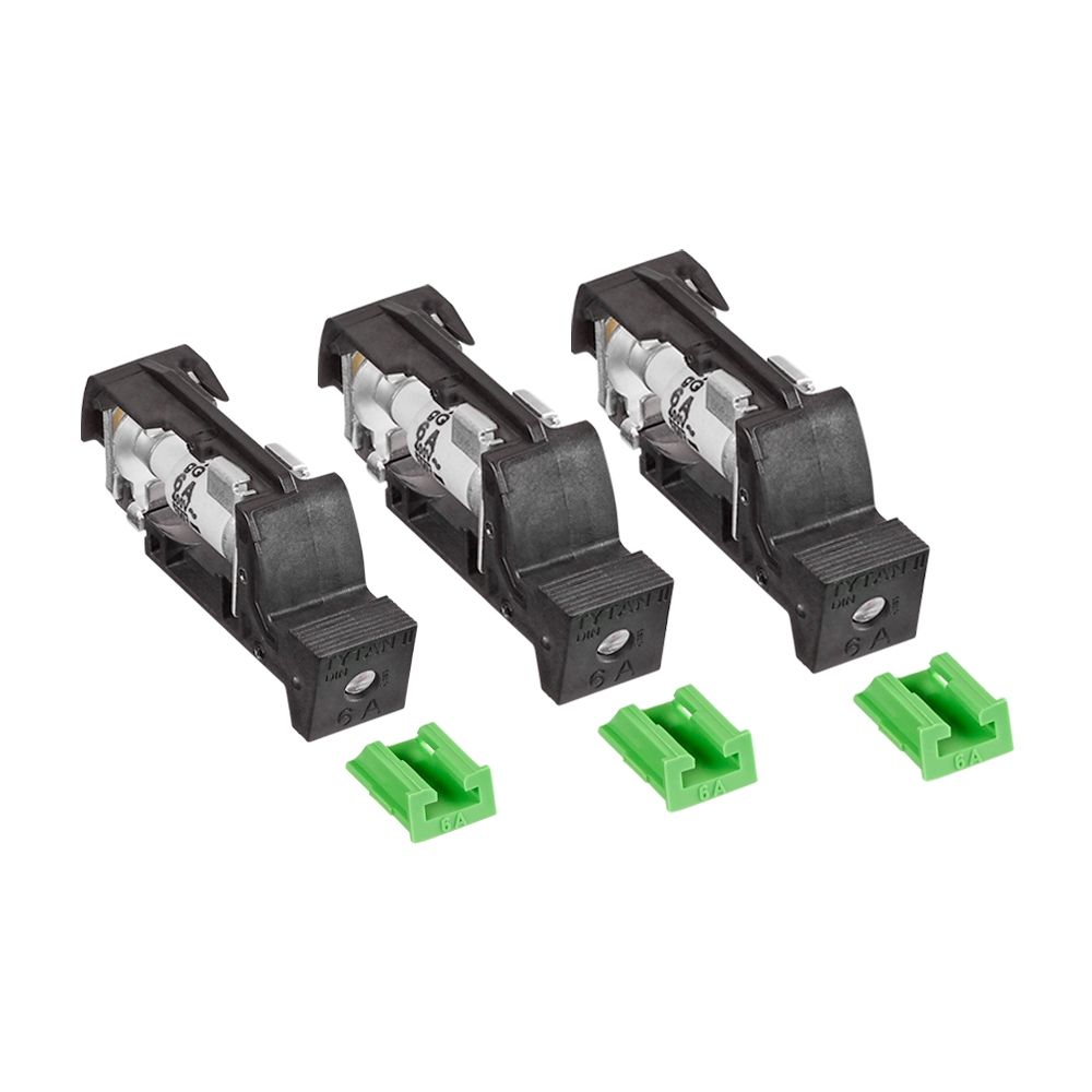 Set portfuzibile TYTAN II+cutie şi indic. de fuziune-D0/3x6A