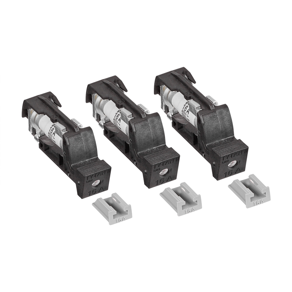 Set portfuzibile TYTAN II+cutie şi indic. fuziune-D0/3x16A
