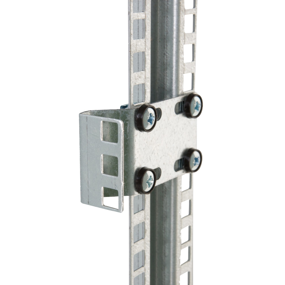 Set suport vertical 19'' 1U pt. profil mijlociu in dulap DS
