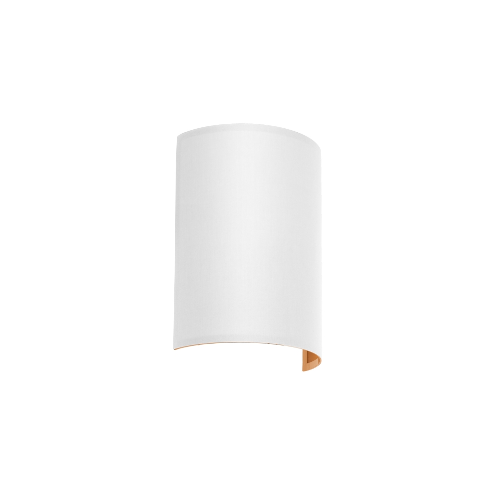 Shade semicircular for Pasteri Pro white/copper