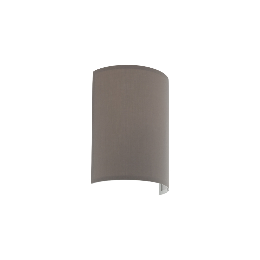Shade semicircular for Pasteri Proanthracite-brown