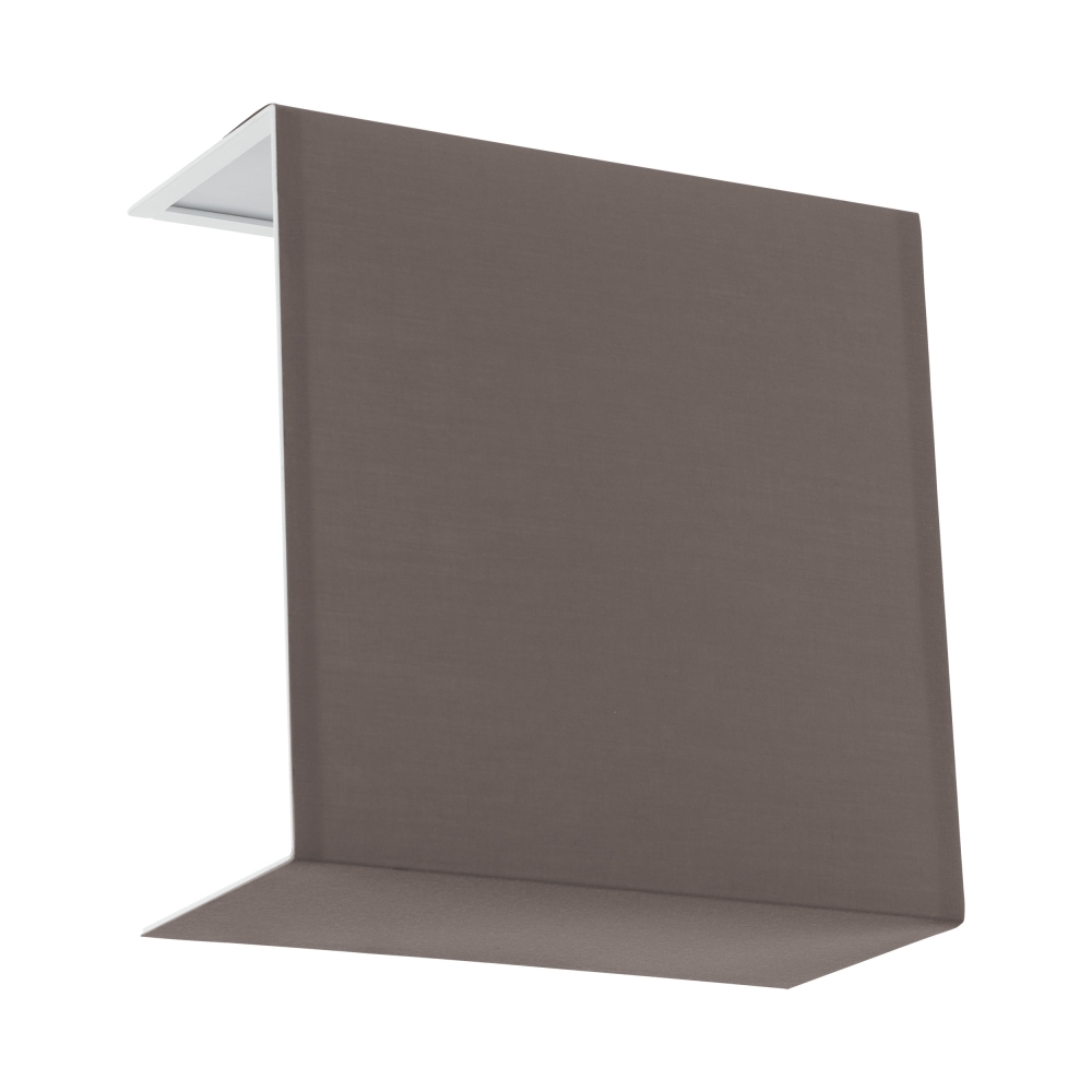 Shade square zu Wall luminaire Pasteri Pro anthracite-brown