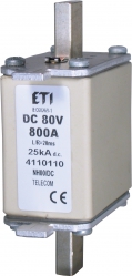 Siguranță nh00 250a/80v dc