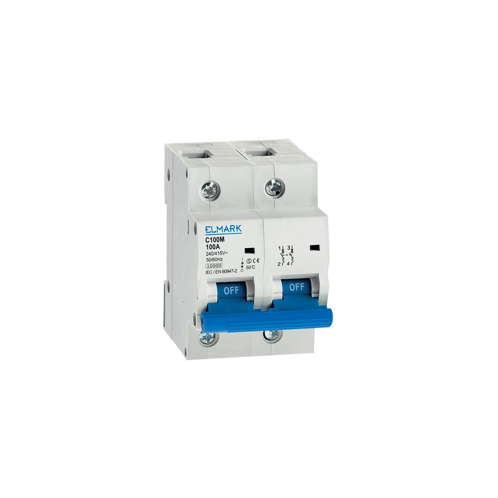 SIGURANTA C100M 10KA 2P 100A CURBA B