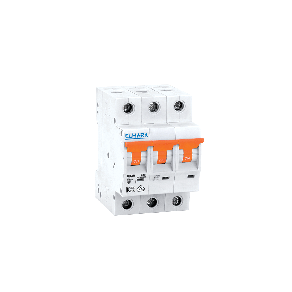 SIGURANTA MCB C43N 25A 3P 4.5kA CURBA C NOU