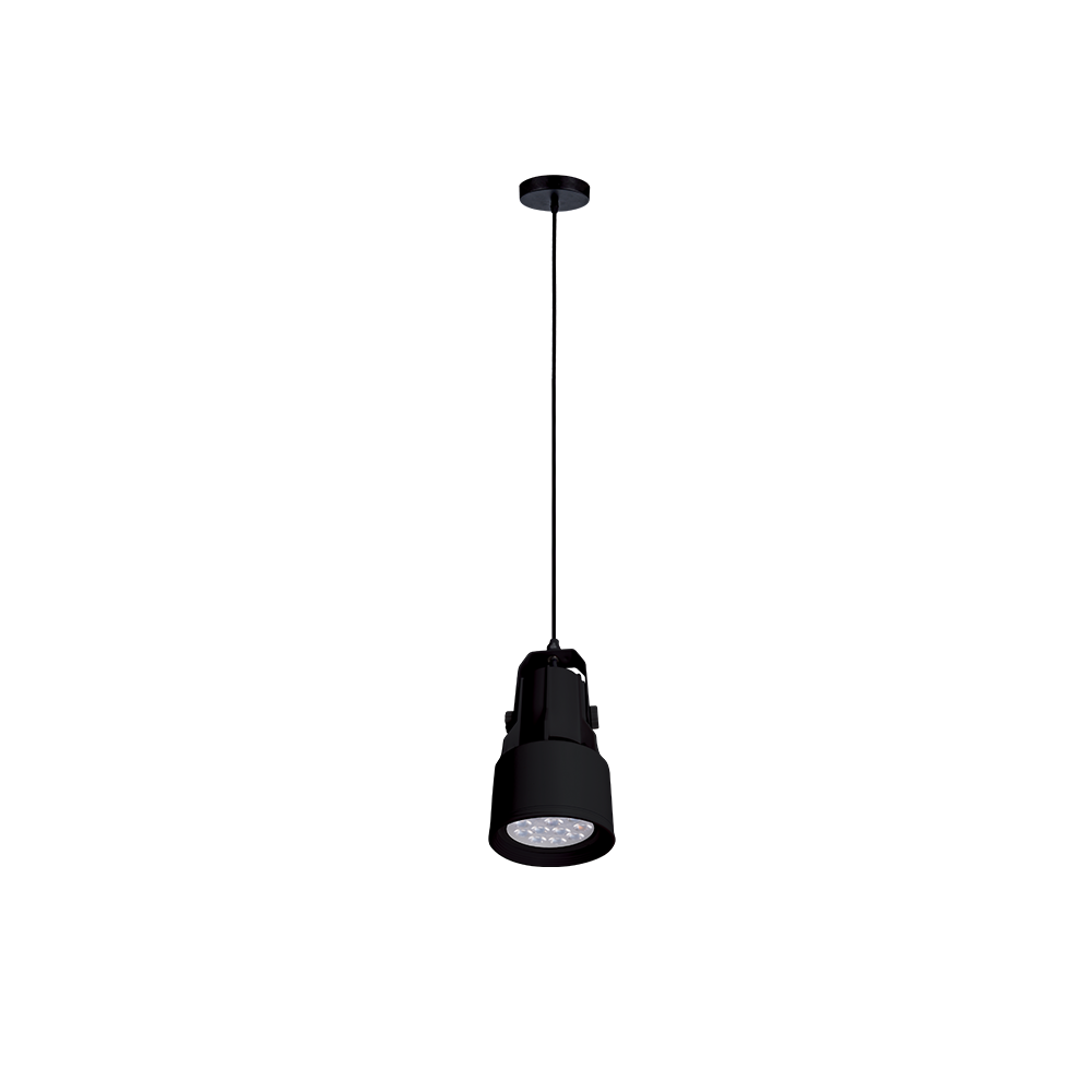 SKY PENDUL 1XE27 PAR30 6400K NEGRU
