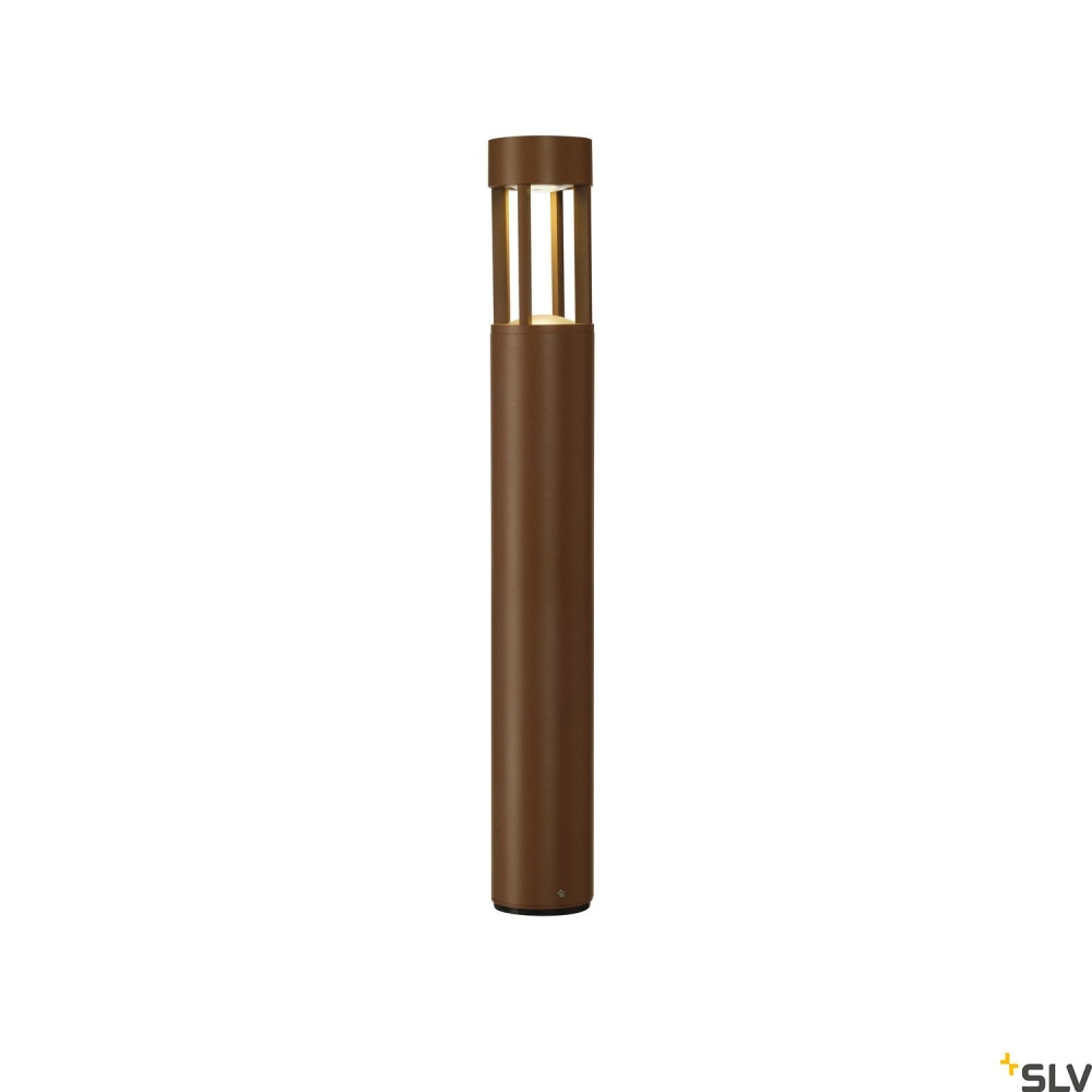 SLOTS 65 lampa de podea, 6,3W LED, alb cald, ruginiu