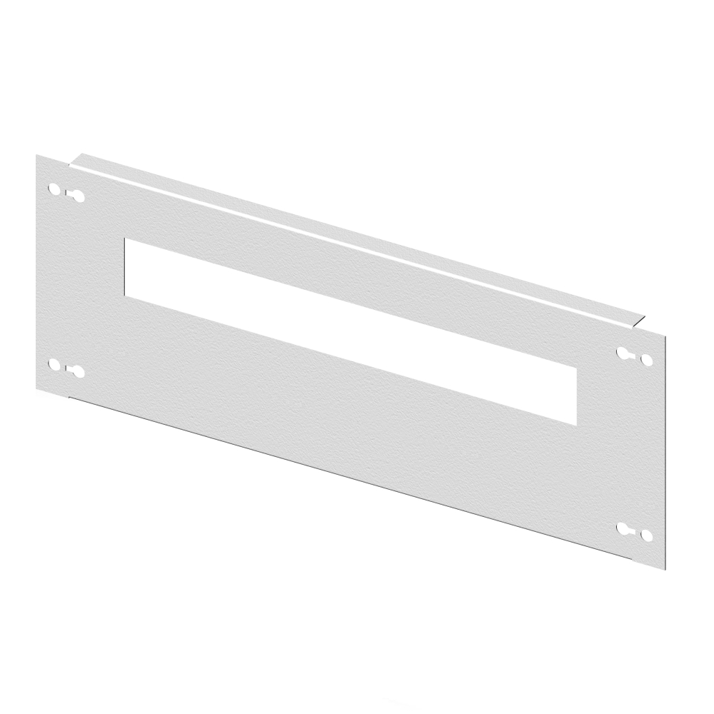 Slotted front Plate 495mm G4 sheet steel